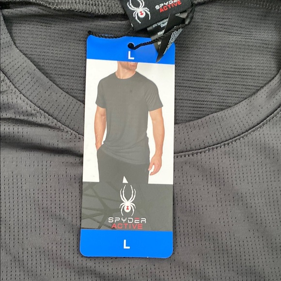 Spyder Black Short Sleeve Tee - Picture 2 of 5